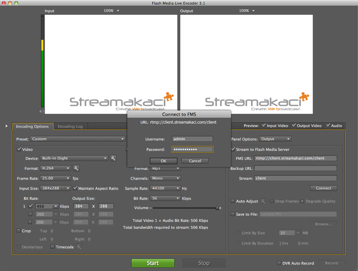 Flash Media Encoder