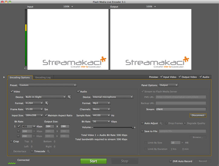 Flash Media Encoder