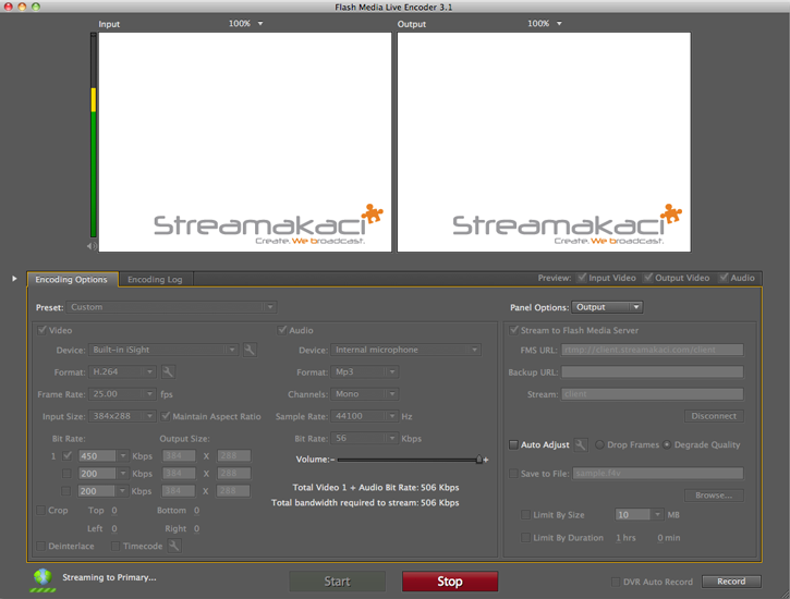 Flash Media Encoder