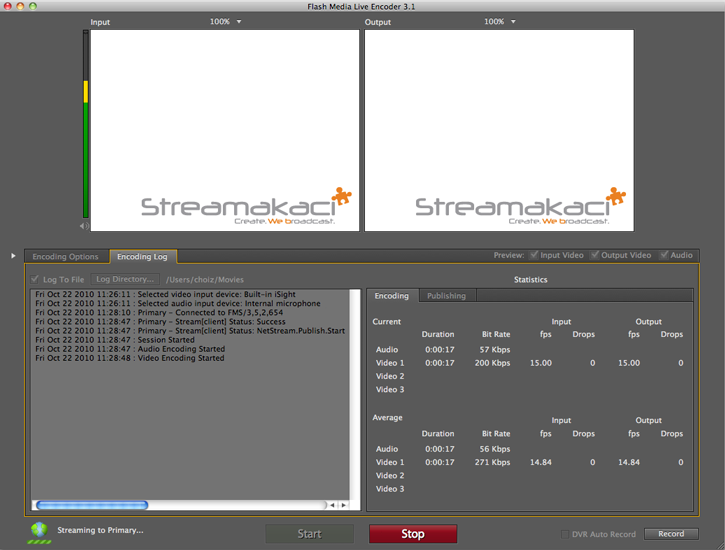 Flash Media Encoder