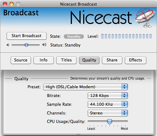 Nicecast Quality