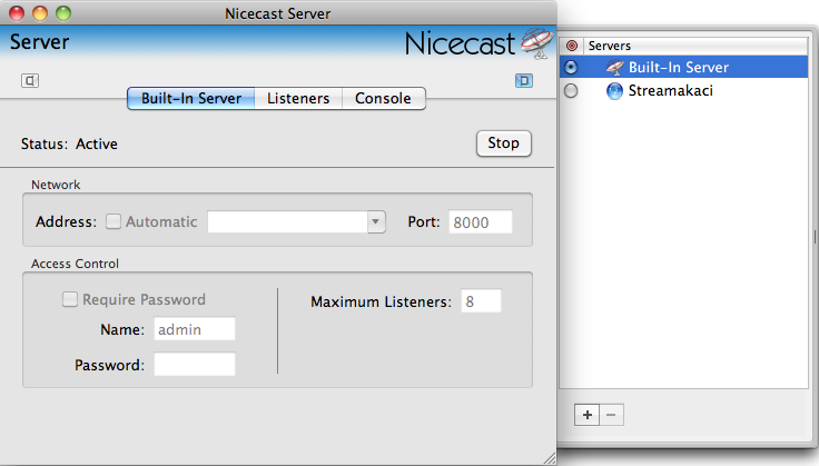 Nicecast Server