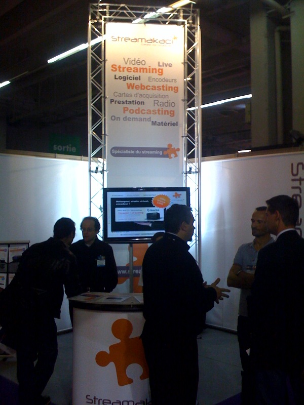 Stand Streamakaci au SATIS